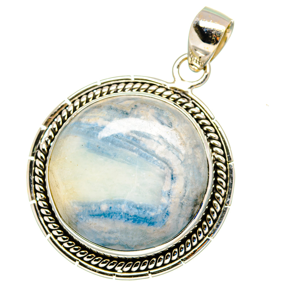 Blue Scheelite Pendants handcrafted by Anasilvercos - PD16187