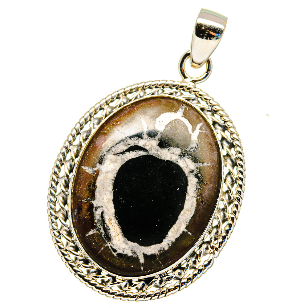 Septarian Geode Pendants handcrafted by Anasilvercos - PD16189