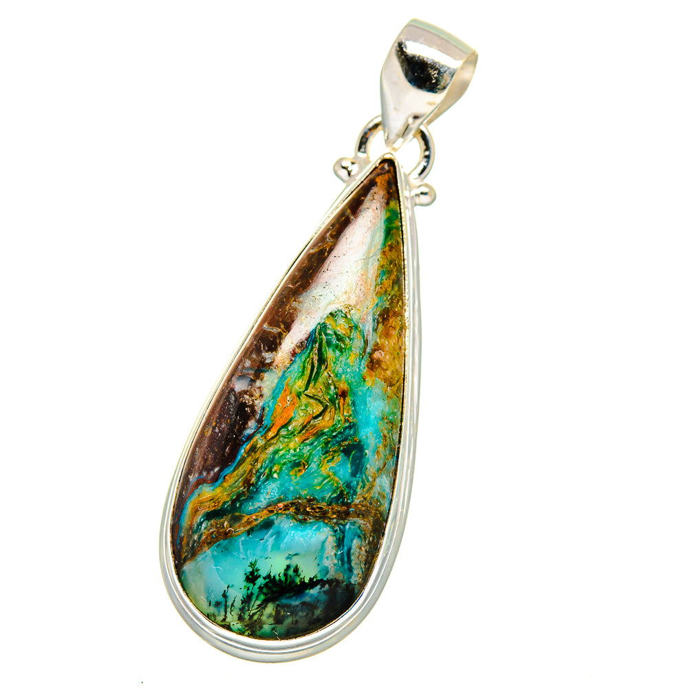 Peruvian Opal Pendants handcrafted by Anasilvercos - PD16197