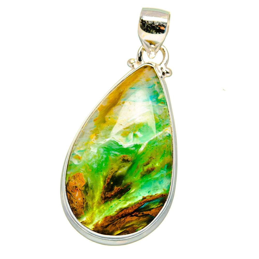 Peruvian Opal Pendants handcrafted by Anasilvercos - PD16202