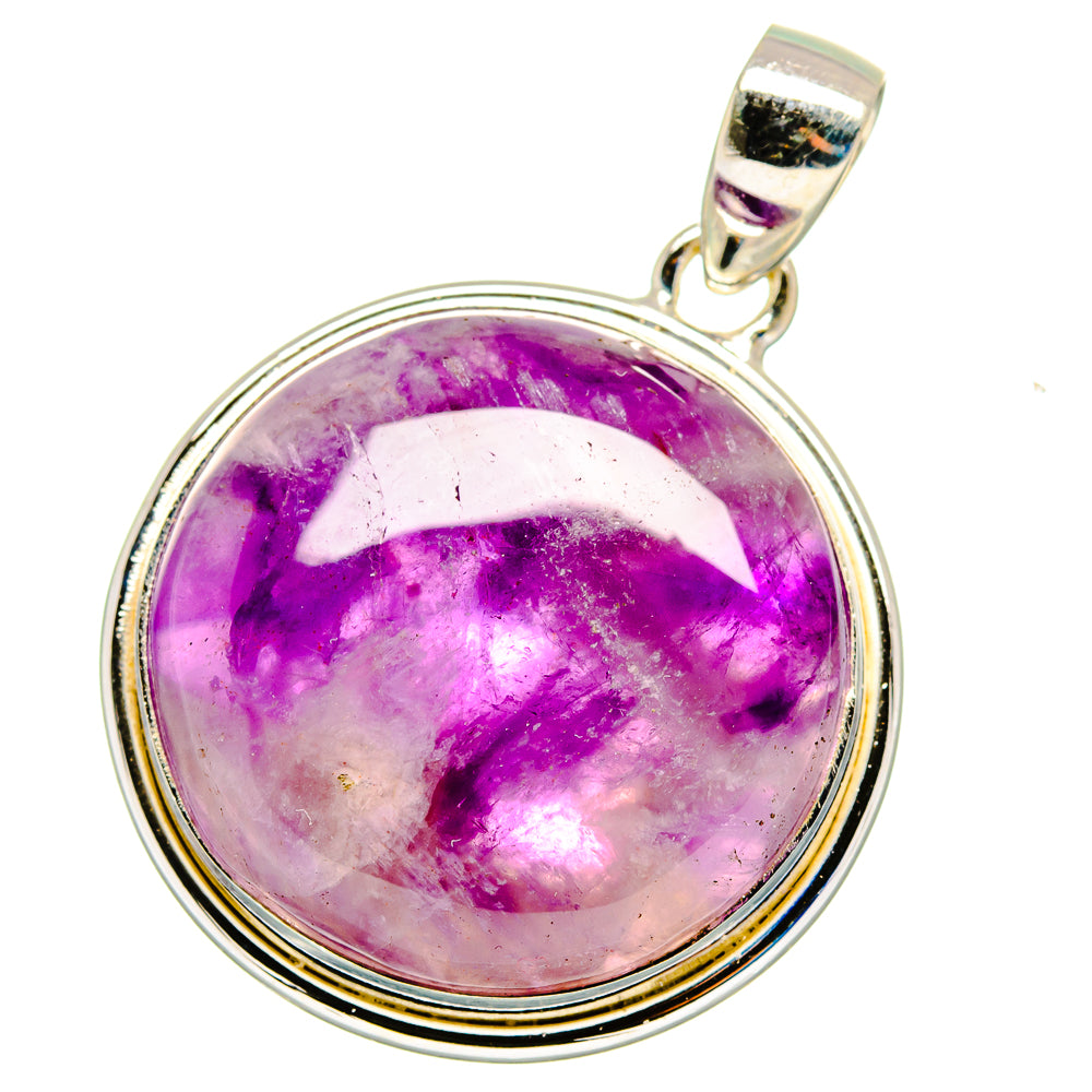 Chevron Amethyst Pendants handcrafted by Anasilvercos - PD16205