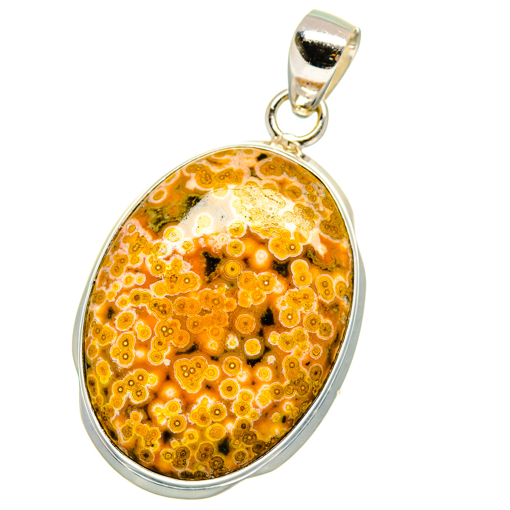 Ocean Jasper Pendants handcrafted by Anasilvercos - PD16209