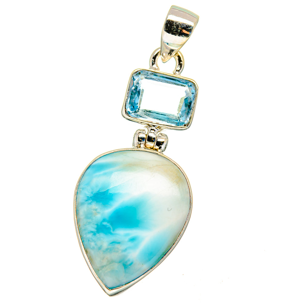 Larimar Pendants handcrafted by Anasilvercos - PD16234