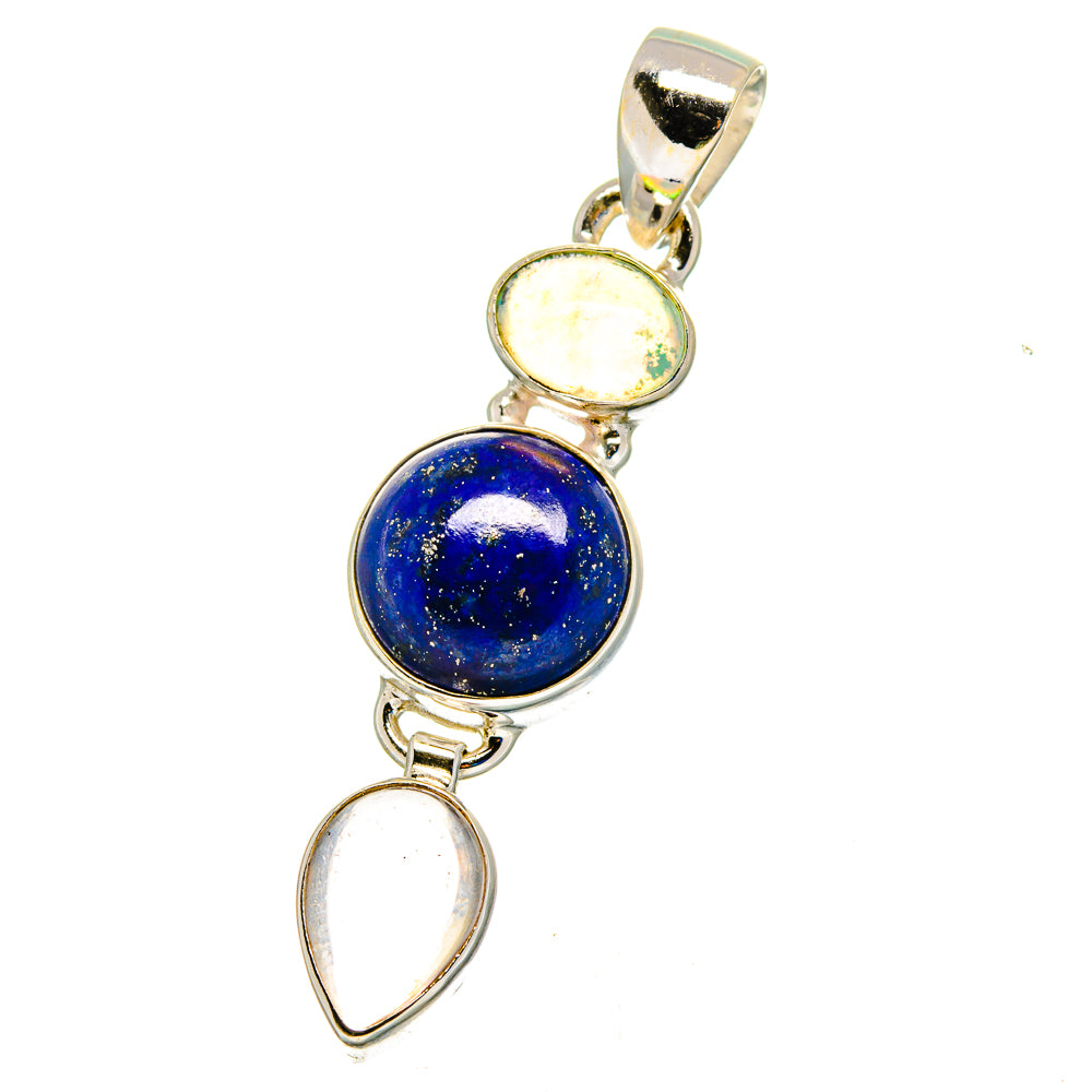 Lapis Lazuli Pendants handcrafted by Anasilvercos - PD16244