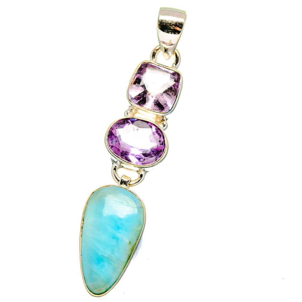 Larimar Pendants handcrafted by Anasilvercos - PD16246