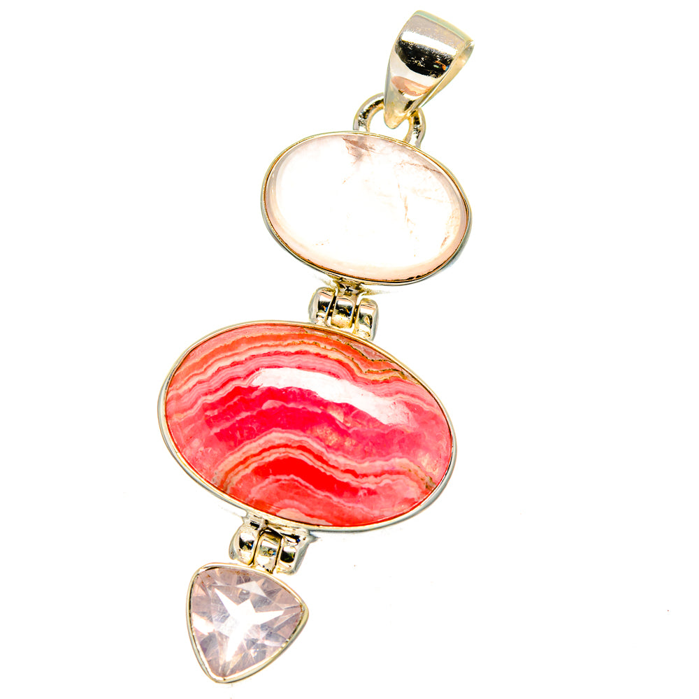 Rhodochrosite Pendants handcrafted by Anasilvercos - PD16263