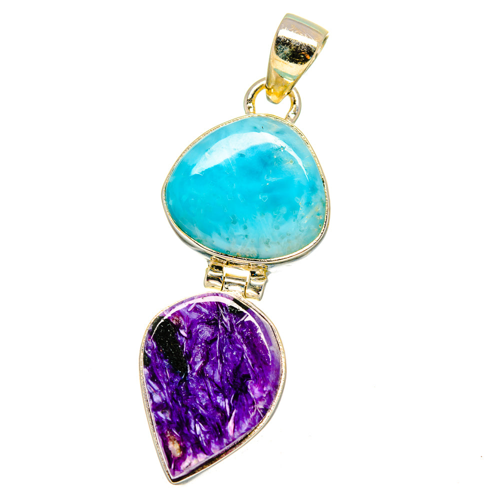Charoite Pendants handcrafted by Anasilvercos - PD16270