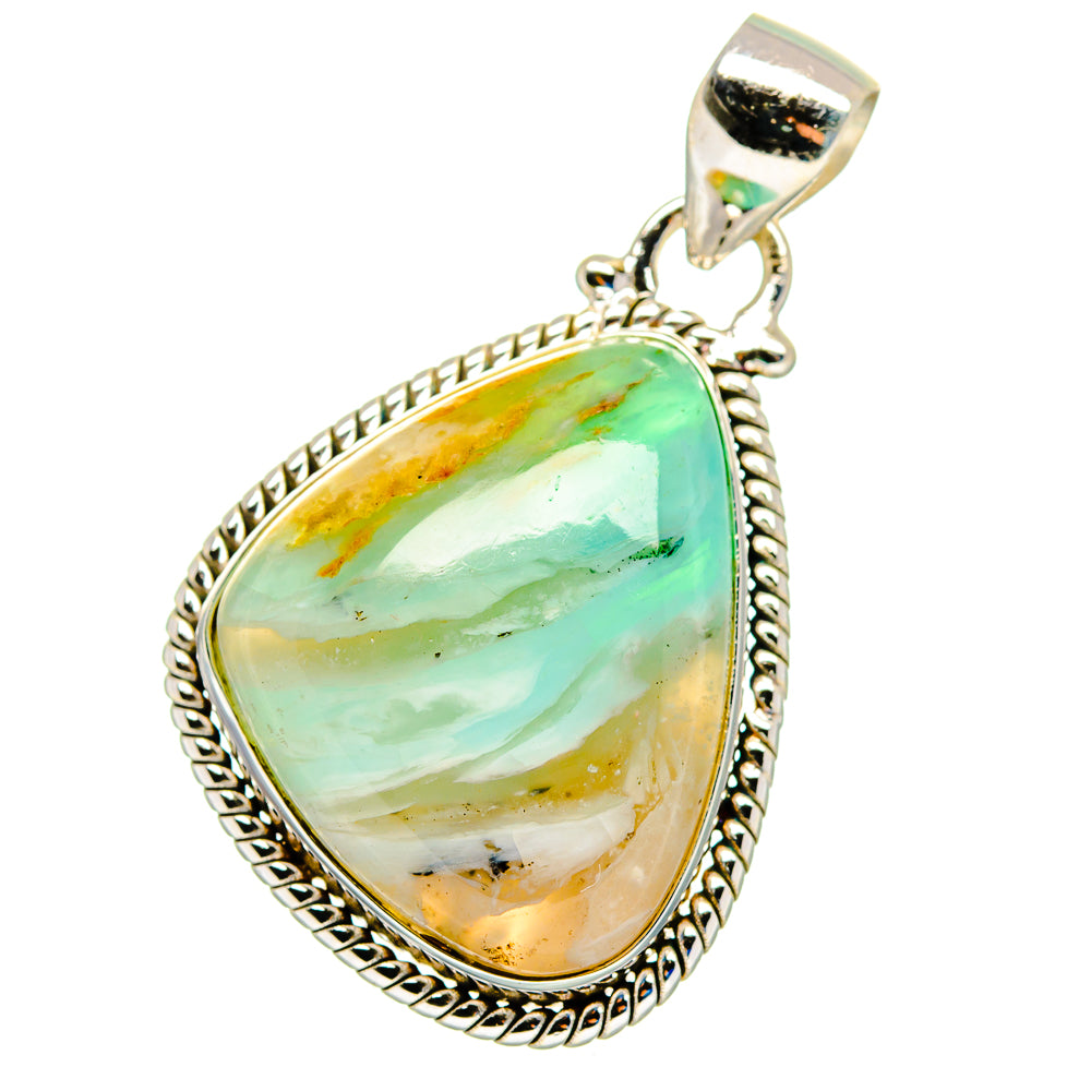 Peruvian Opal Pendants handcrafted by Anasilvercos - PD16279