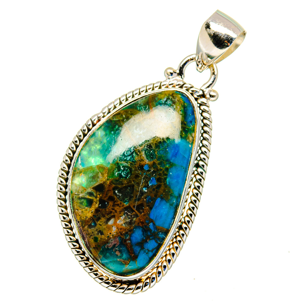 Peruvian Opal Pendants handcrafted by Anasilvercos - PD16290
