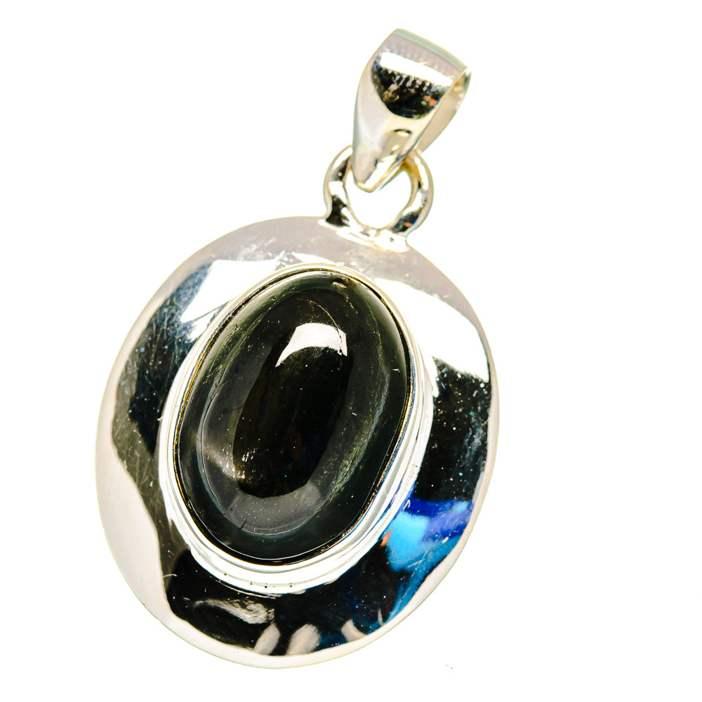 Black Onyx Pendants handcrafted by Anasilvercos - PD16308