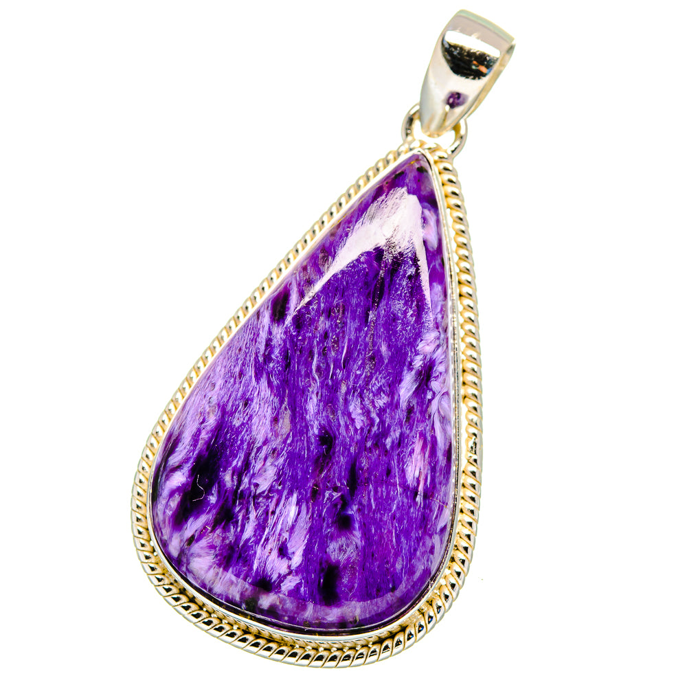 Charoite Pendants handcrafted by Anasilvercos - PD16321