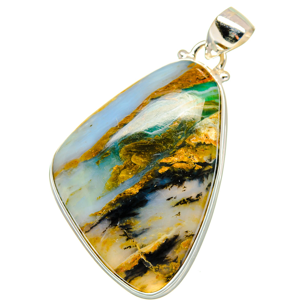 Peruvian Opal Pendants handcrafted by Anasilvercos - PD16322