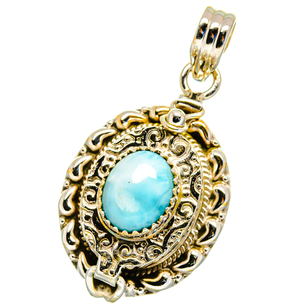 Larimar Pendants handcrafted by Anasilvercos - PD16341