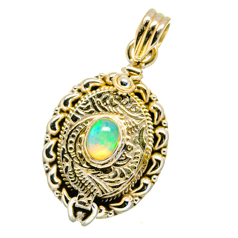 Ethiopian Opal Pendants handcrafted by Anasilvercos - PD16343