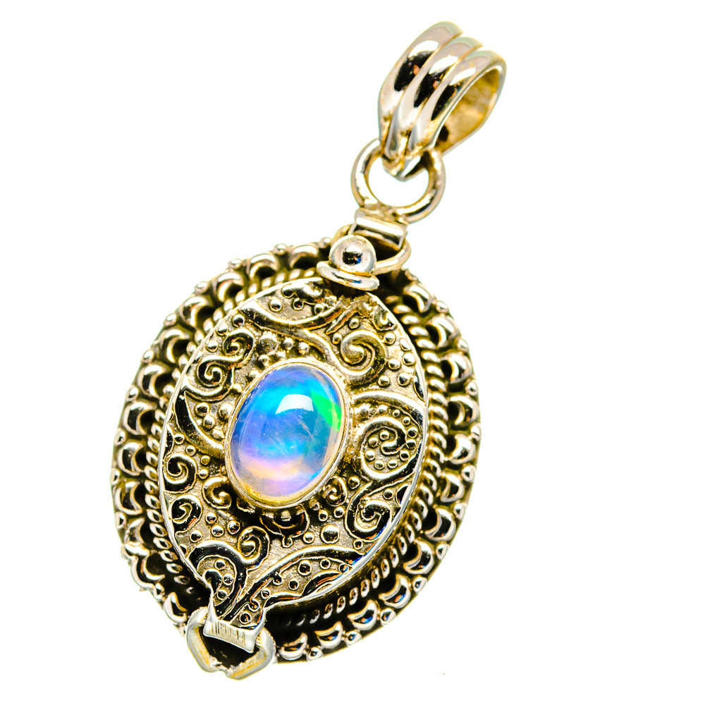 Ethiopian Opal Pendants handcrafted by Anasilvercos - PD16345