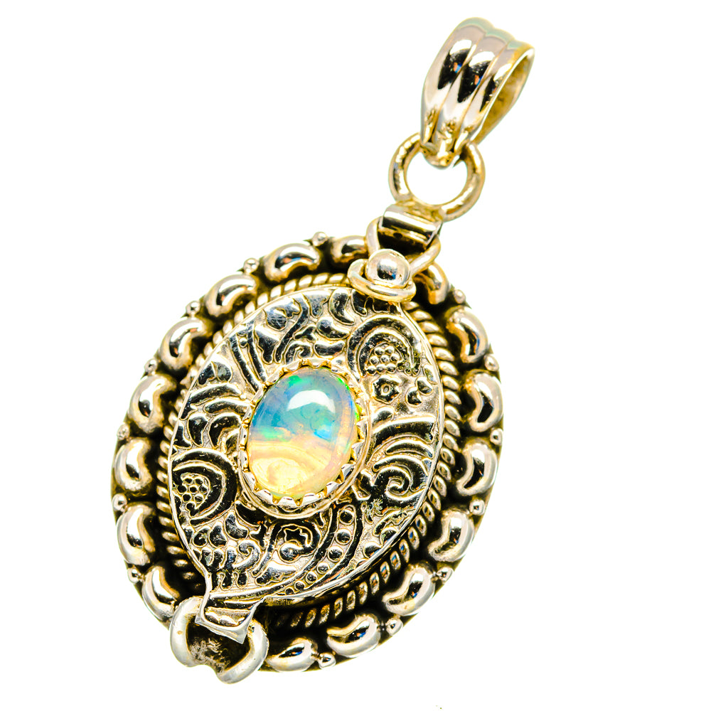 Ethiopian Opal Pendants handcrafted by Anasilvercos - PD16347