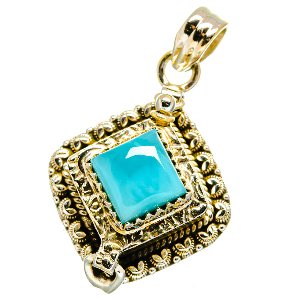 Larimar Pendants handcrafted by Anasilvercos - PD16348