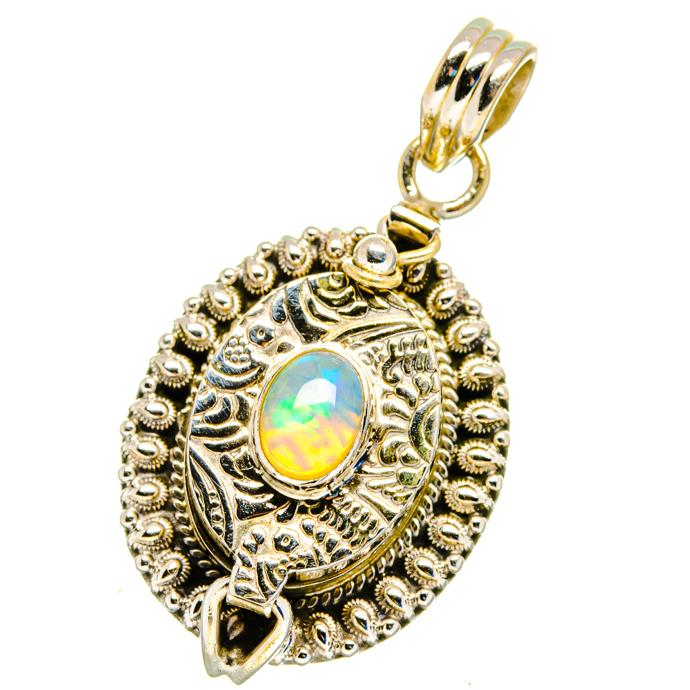 Ethiopian Opal Pendants handcrafted by Anasilvercos - PD16349