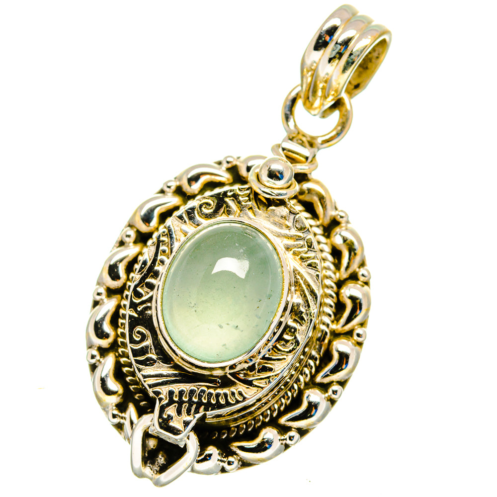 Aqua Chalcedony Pendants handcrafted by Anasilvercos - PD16352