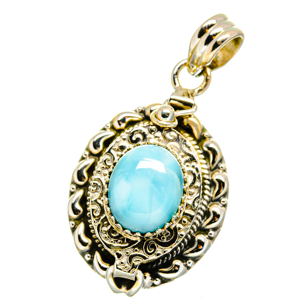 Larimar Pendants handcrafted by Anasilvercos - PD16355