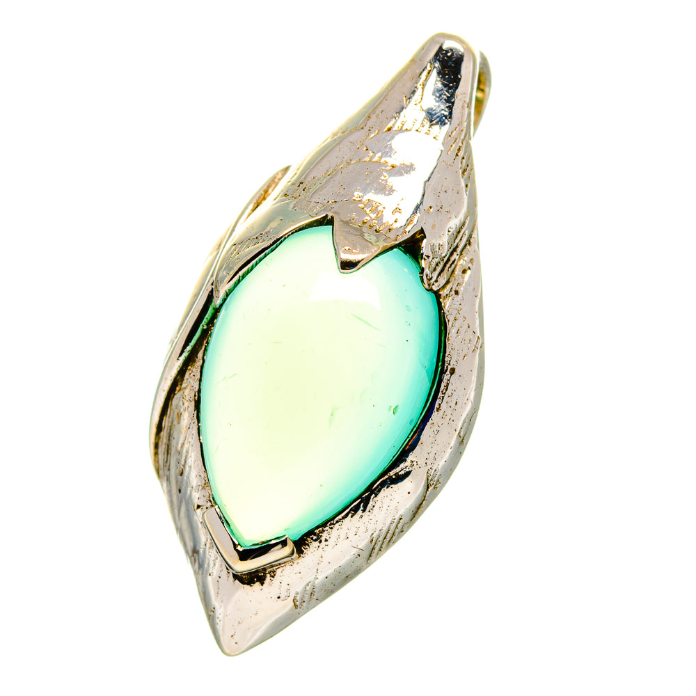 Aqua Chalcedony Pendants handcrafted by Anasilvercos - PD16364