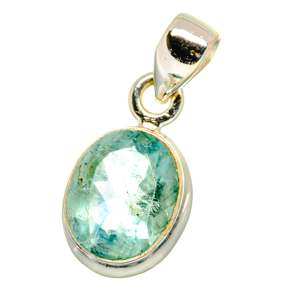 Blue Fluorite Pendants handcrafted by Anasilvercos - PD16374