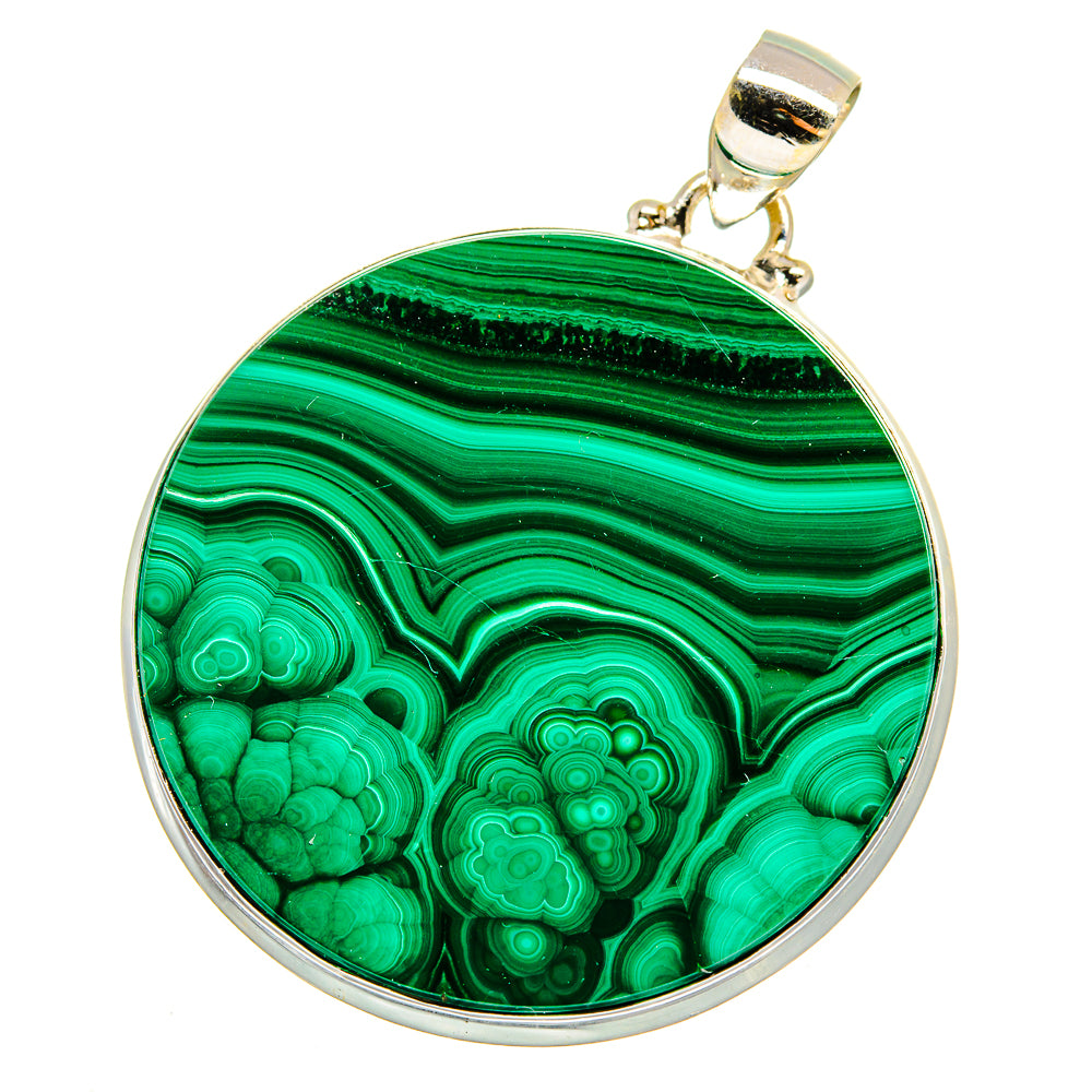 Malachite Pendants handcrafted by Anasilvercos - PD16393