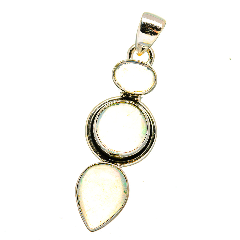 Ethiopian Opal Pendants handcrafted by Anasilvercos - PD16406