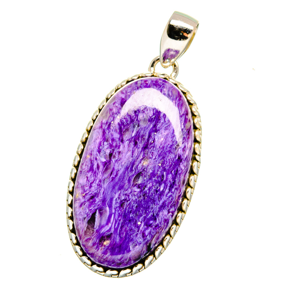 Charoite Pendants handcrafted by Anasilvercos - PD16412