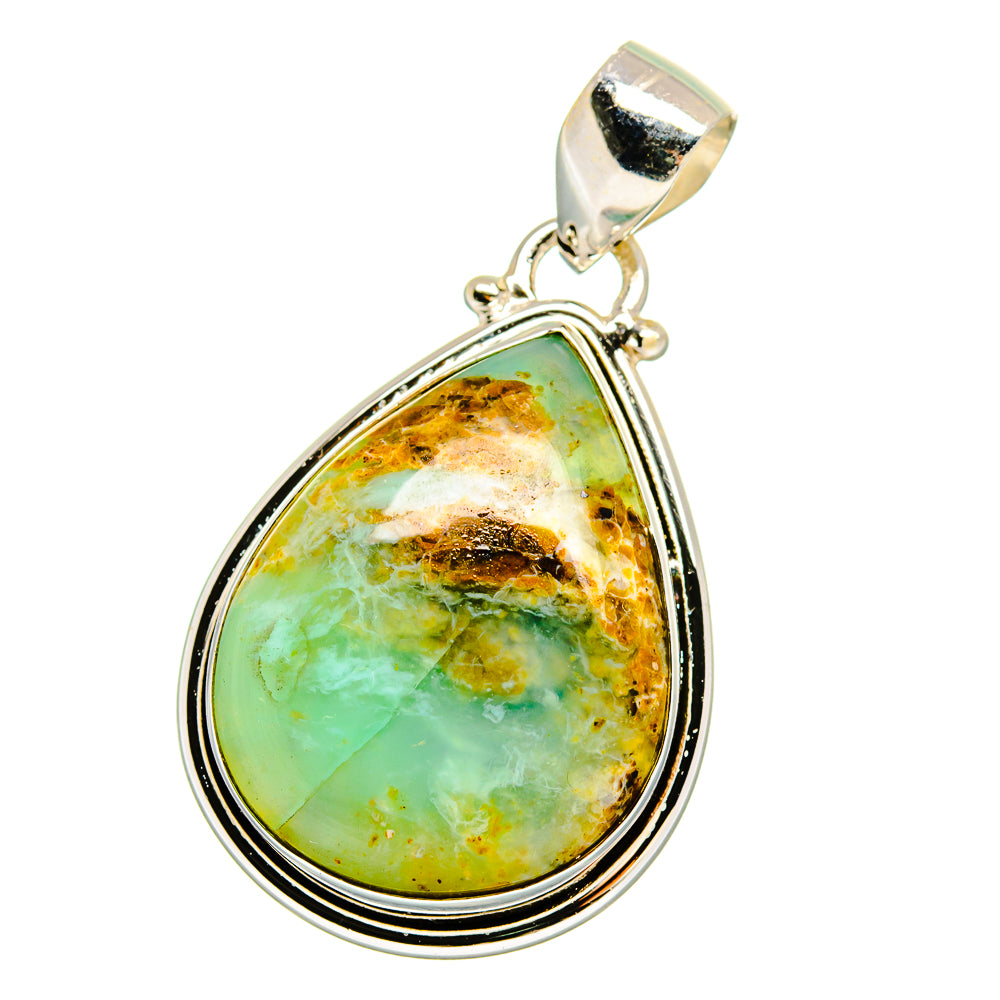 Peruvian Opal Pendants handcrafted by Anasilvercos - PD16419