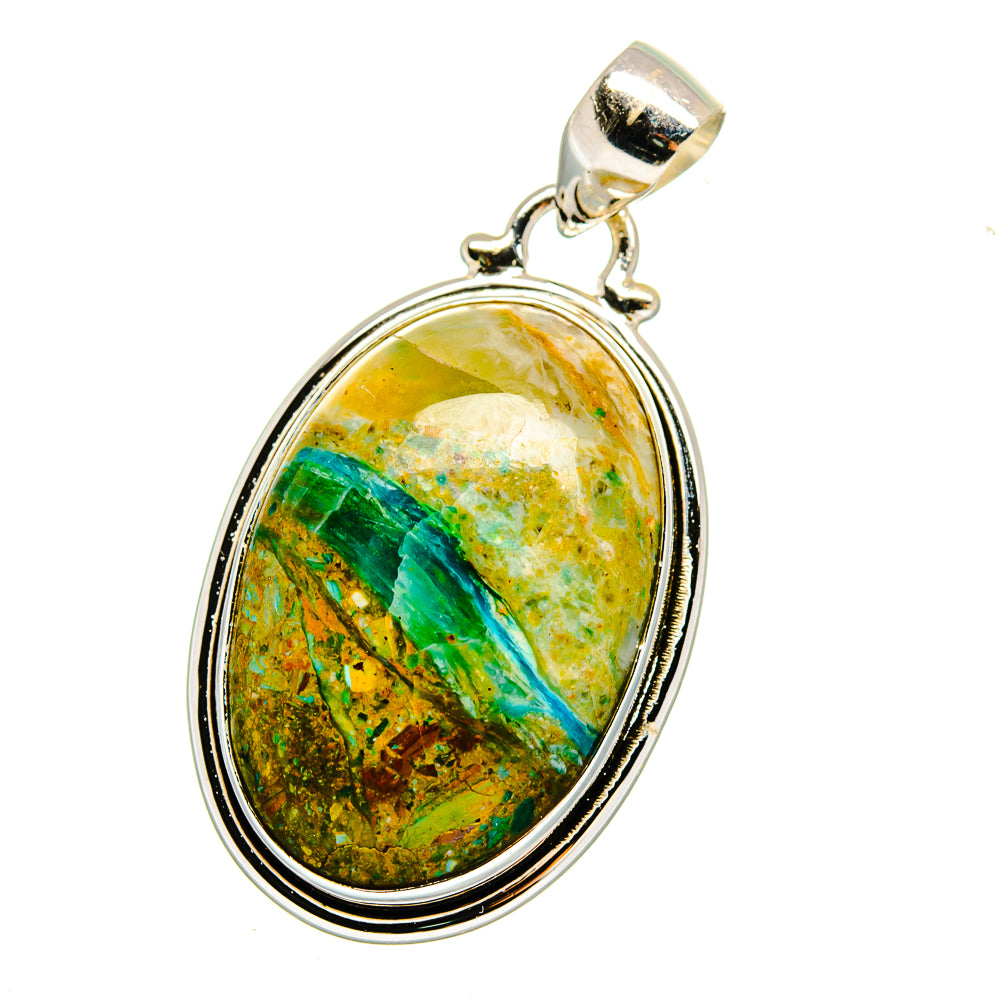 Peruvian Opal Pendants handcrafted by Anasilvercos - PD16424