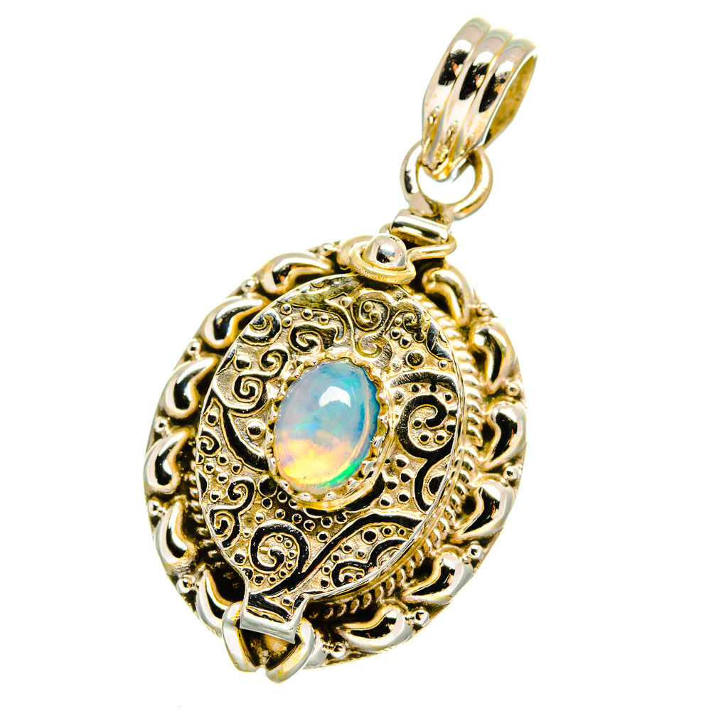 Ethiopian Opal Pendants handcrafted by Anasilvercos - PD16430