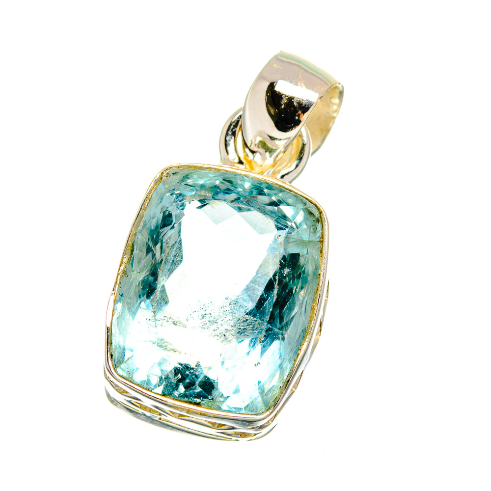 Blue Fluorite Pendants handcrafted by Anasilvercos - PD16431