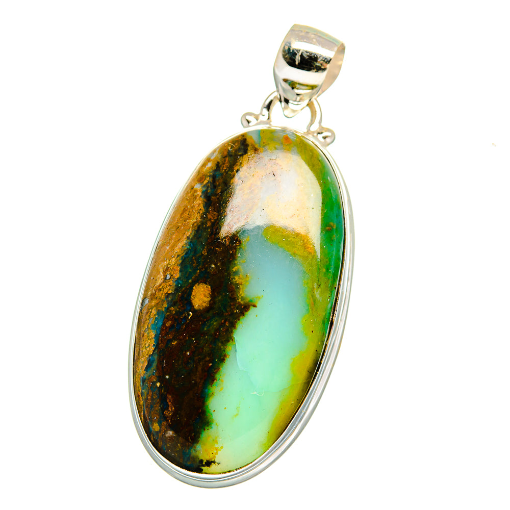 Peruvian Opal Pendants handcrafted by Anasilvercos - PD16468