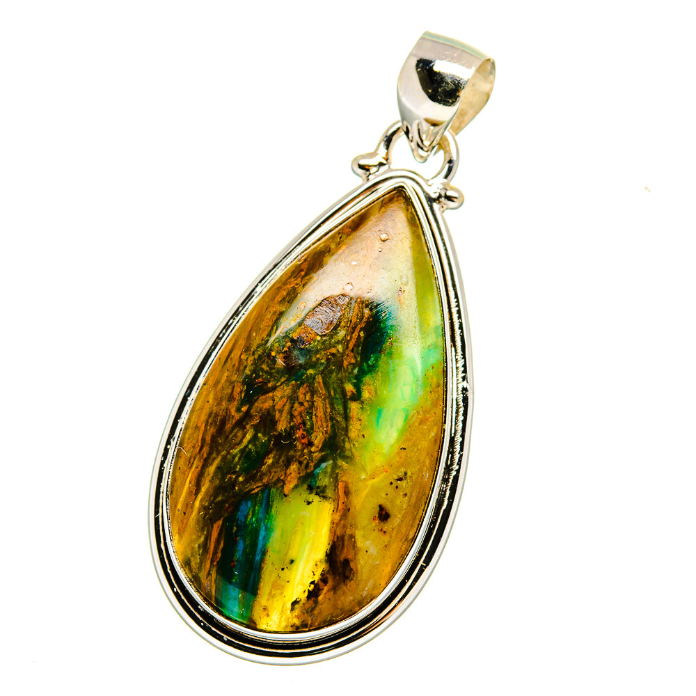 Peruvian Opal Pendants handcrafted by Anasilvercos - PD16480
