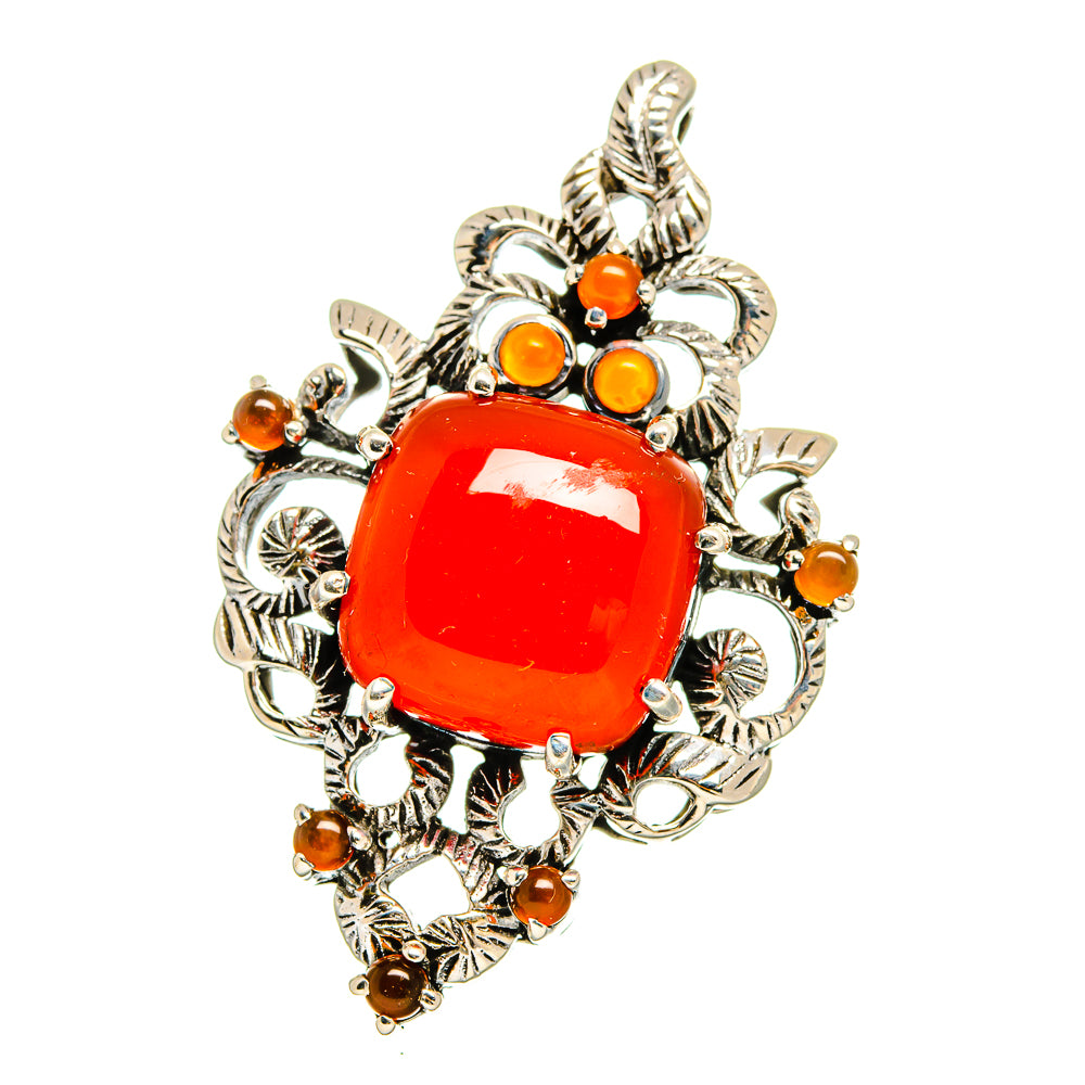 Carnelian Pendants handcrafted by Anasilvercos - PD16507