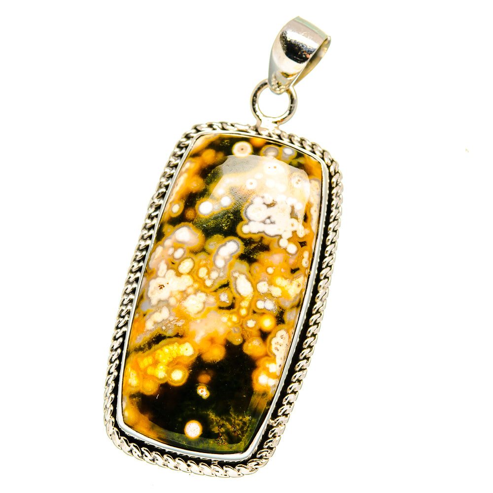 Ocean Jasper Pendants handcrafted by Anasilvercos - PD16532