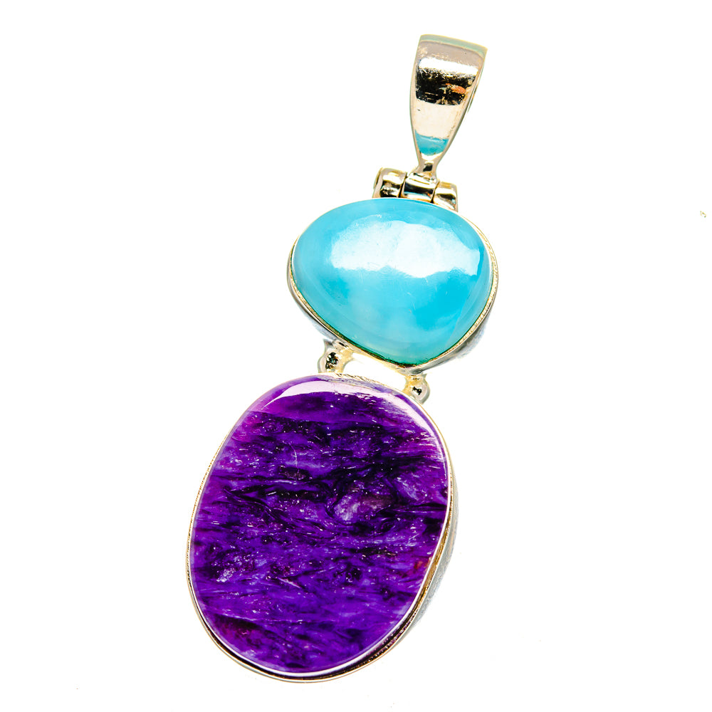 Charoite Pendants handcrafted by Anasilvercos - PD16536