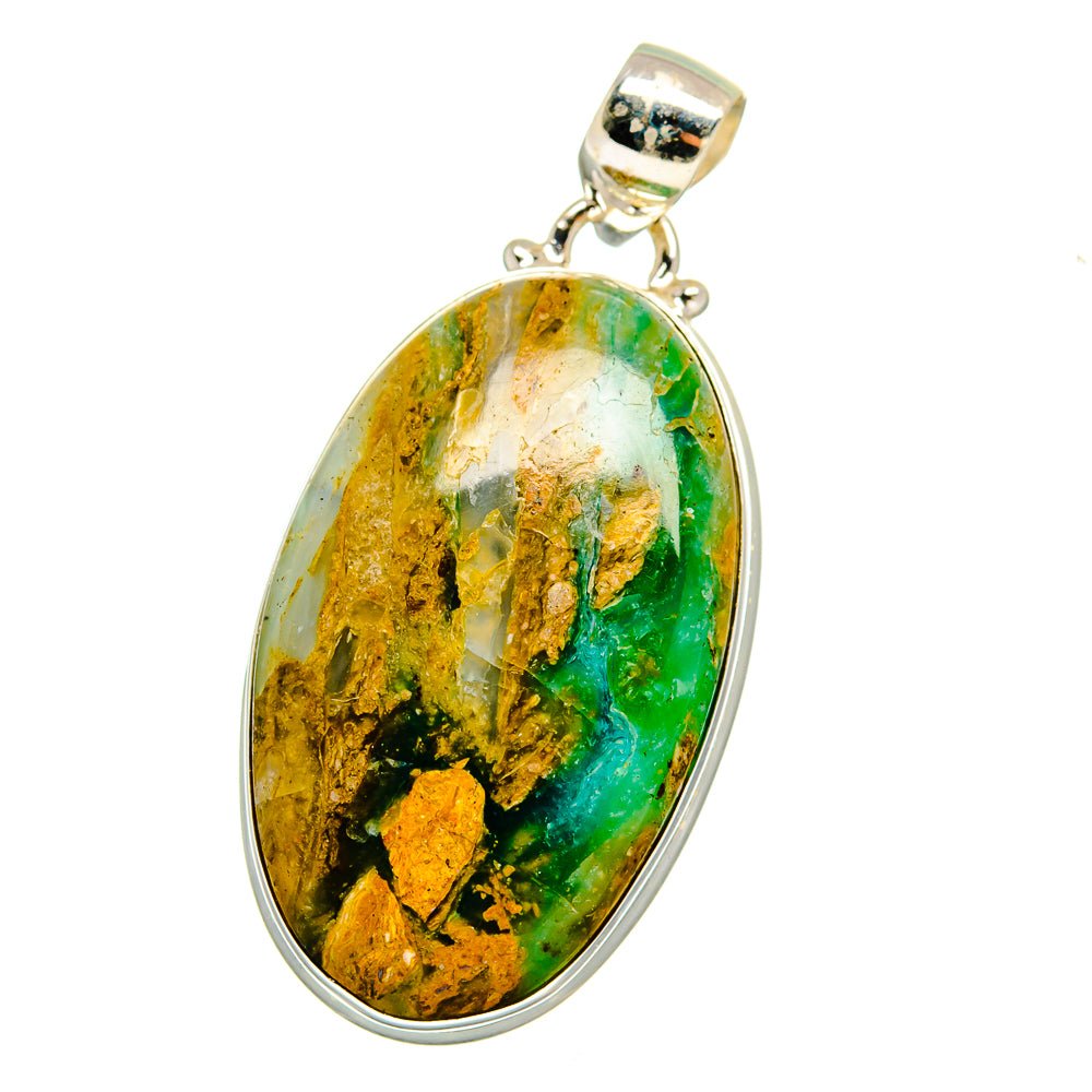 Peruvian Opal Pendants handcrafted by Anasilvercos - PD16540