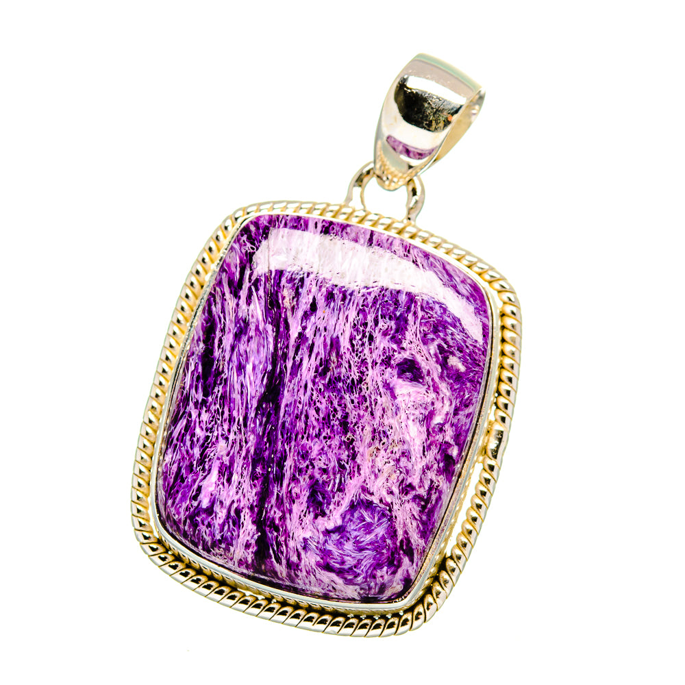Charoite Pendants handcrafted by Anasilvercos - PD16546