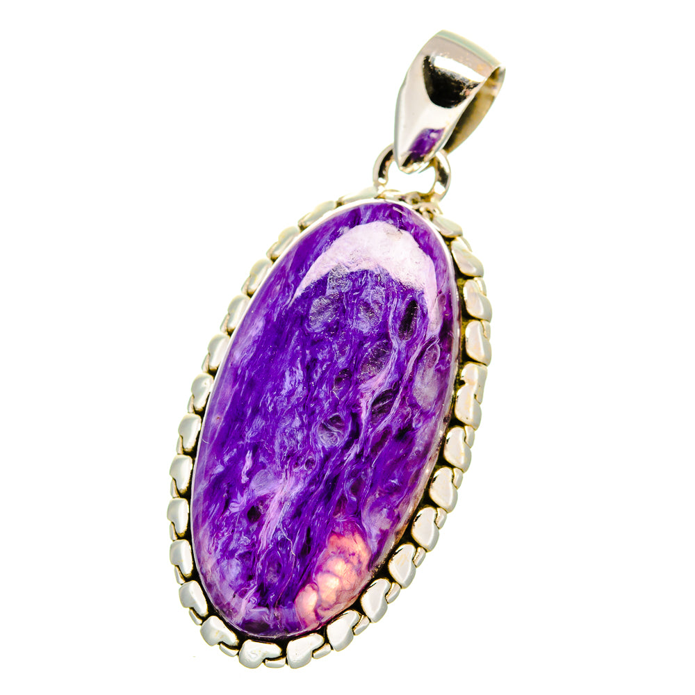 Charoite Pendants handcrafted by Anasilvercos - PD16548