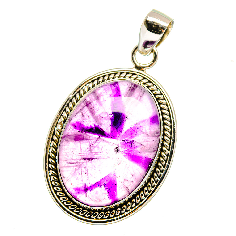 Star Amethyst Pendants handcrafted by Anasilvercos - PD16551