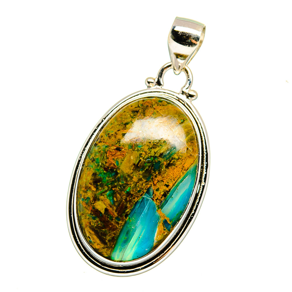 Peruvian Opal Pendants handcrafted by Anasilvercos - PD16554