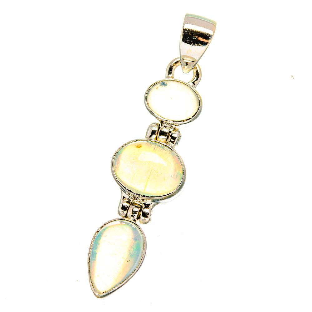 Ethiopian Opal Pendants handcrafted by Anasilvercos - PD16558