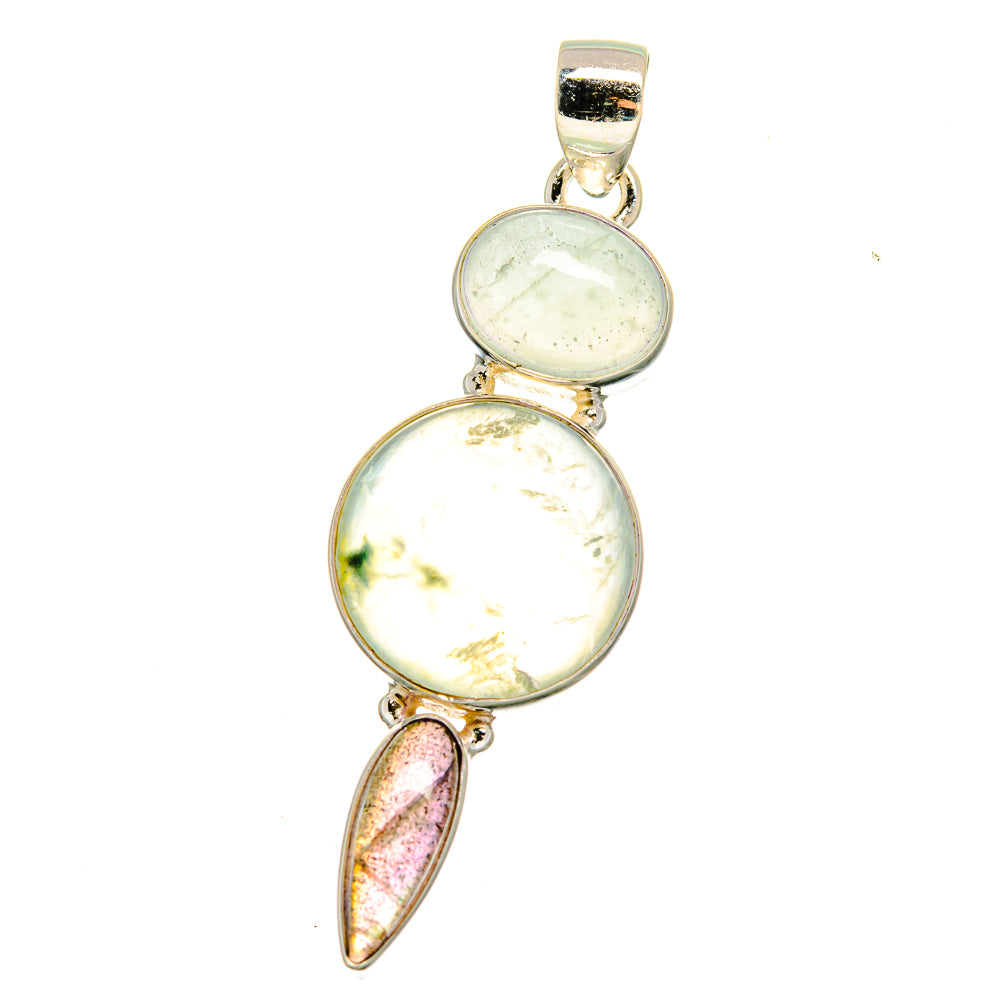 Prehnite Pendants handcrafted by Anasilvercos - PD16561