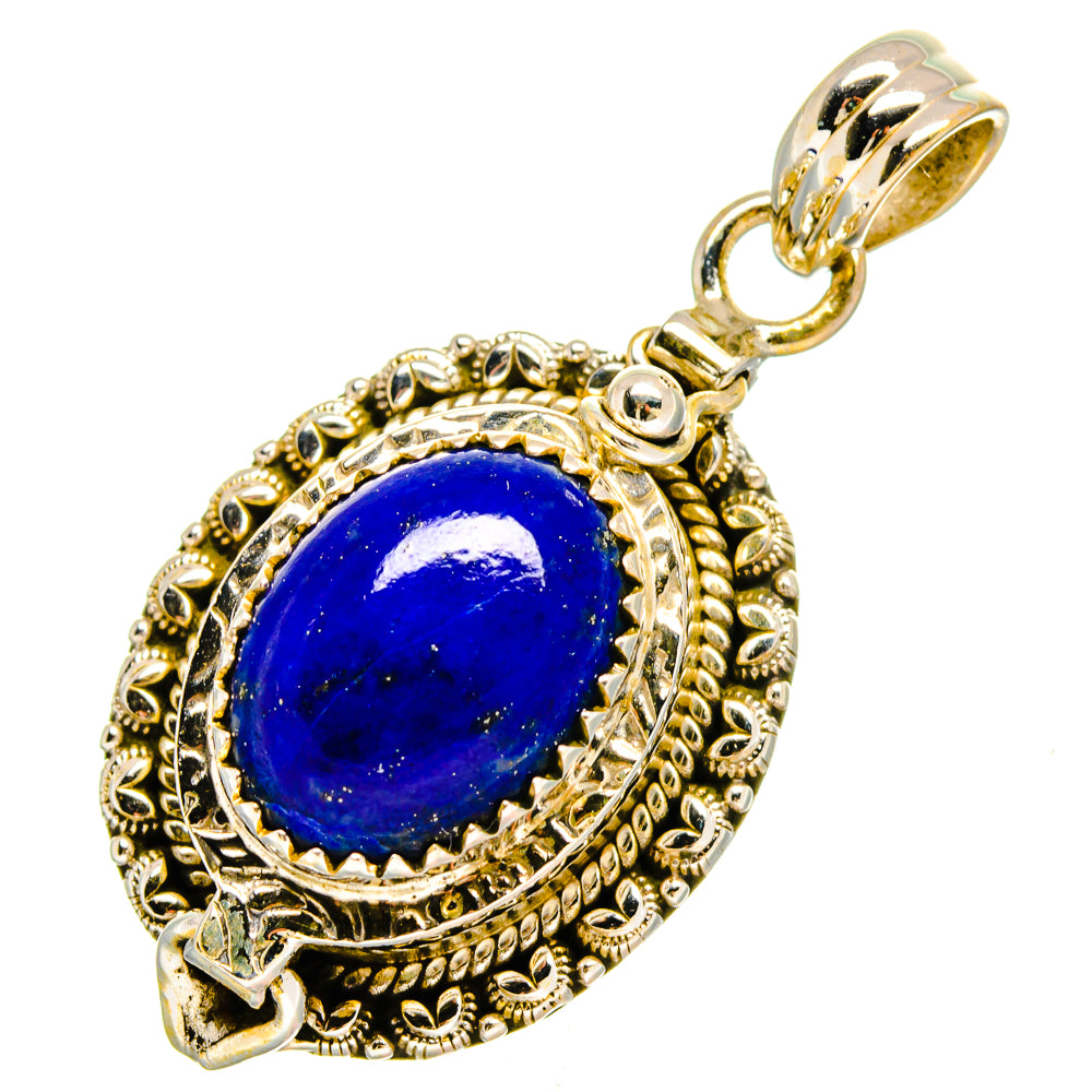 Lapis Lazuli Pendants handcrafted by Anasilvercos - PD16586