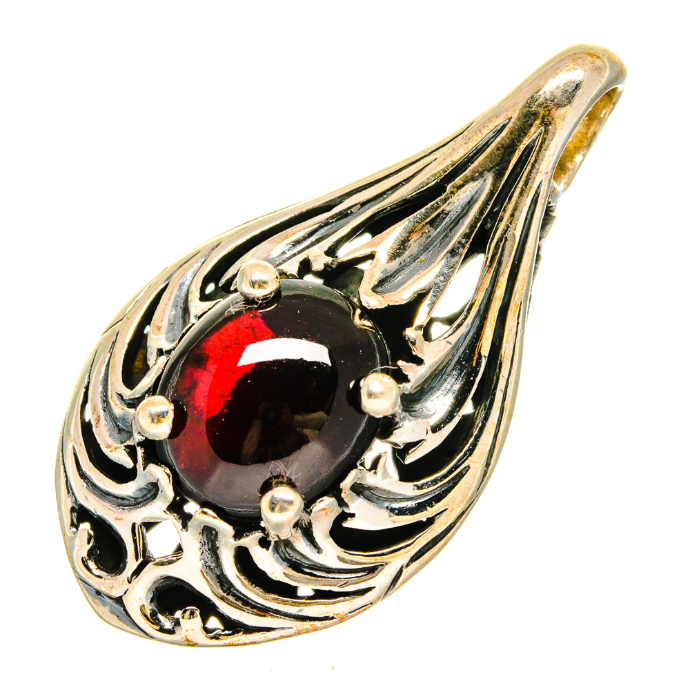 Garnet Pendants handcrafted by Anasilvercos - PD16614