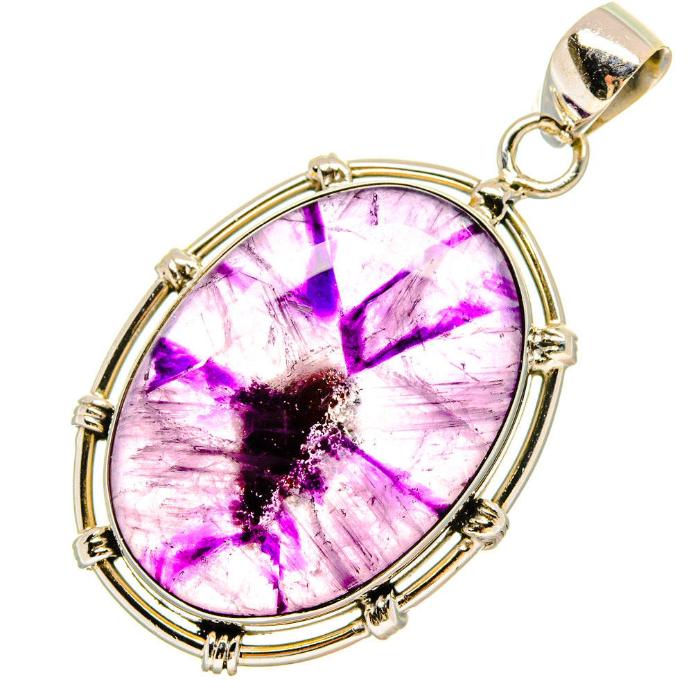 Star Amethyst Pendants handcrafted by Anasilvercos - PD16617