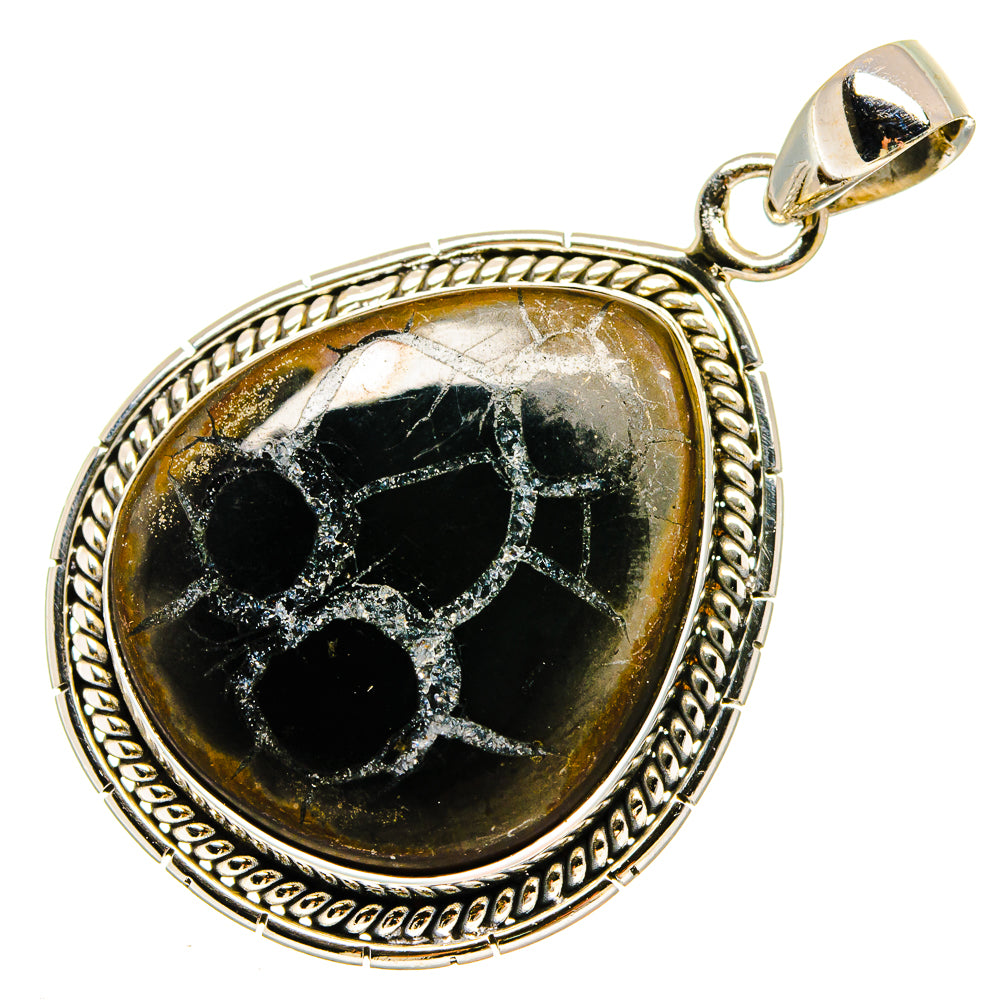 Septarian Geode Pendants handcrafted by Anasilvercos - PD16631