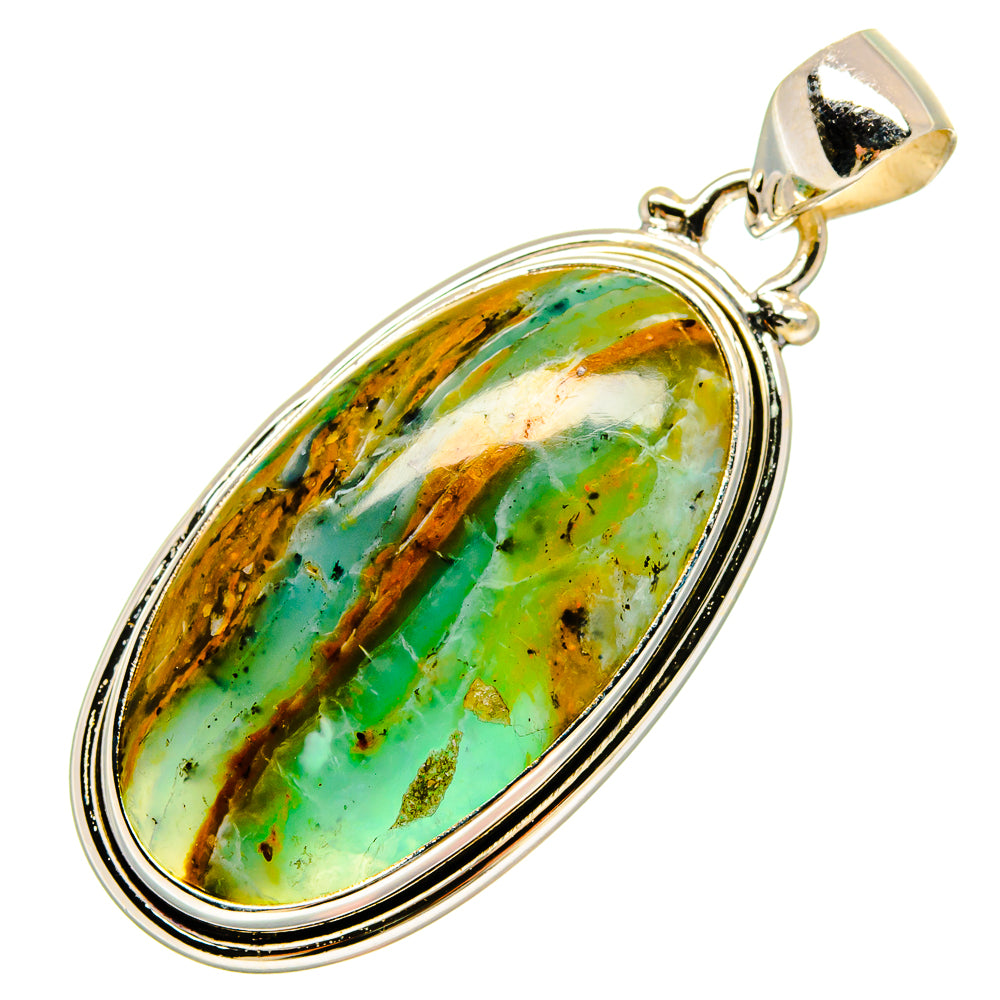 Peruvian Opal Pendants handcrafted by Anasilvercos - PD16656